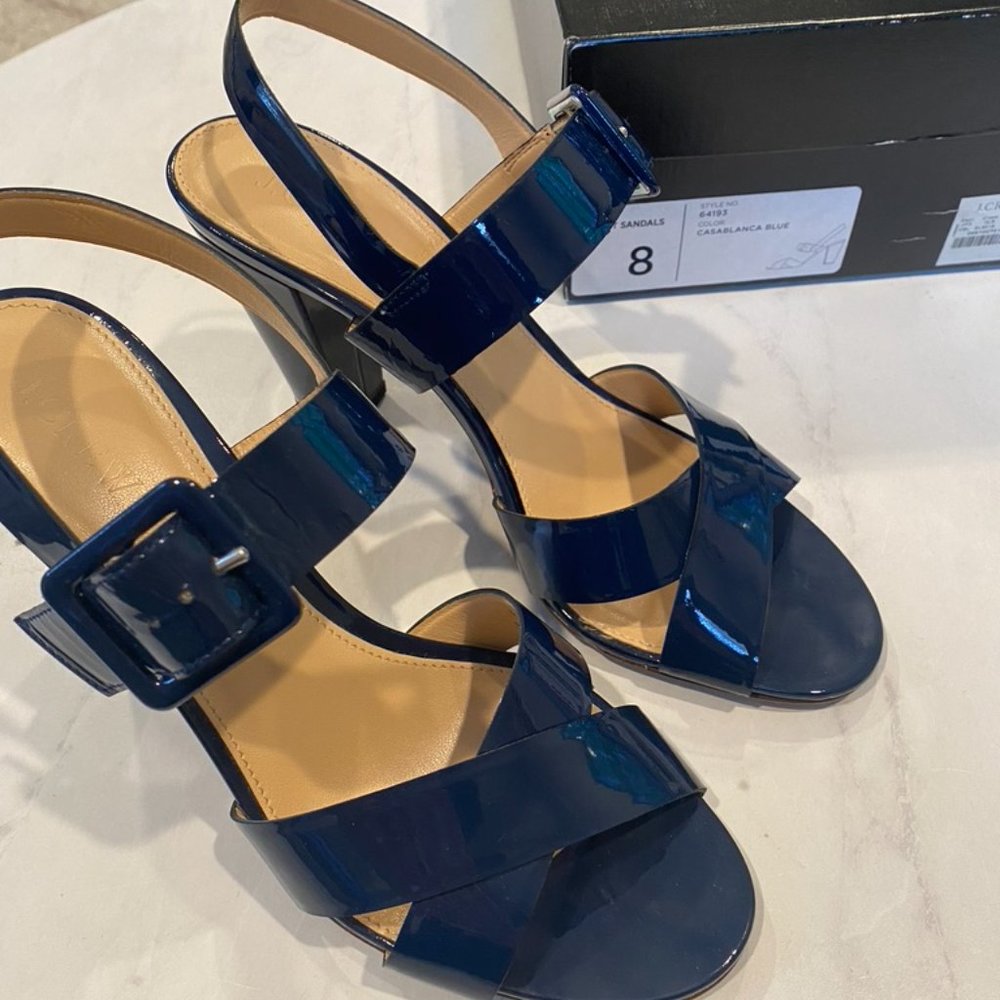 J. Crew Sydney Patent Sandals (Size 8) View 3